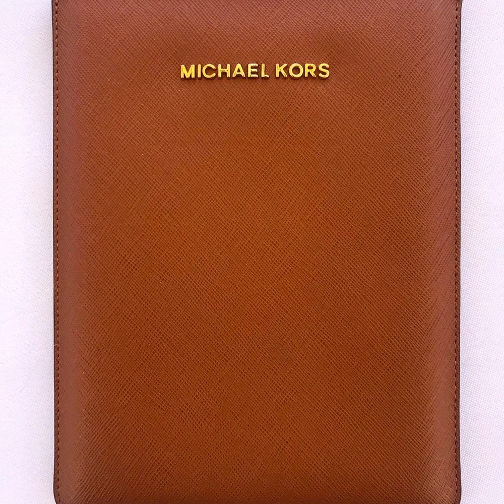 Michael Kors leather iPad pouch